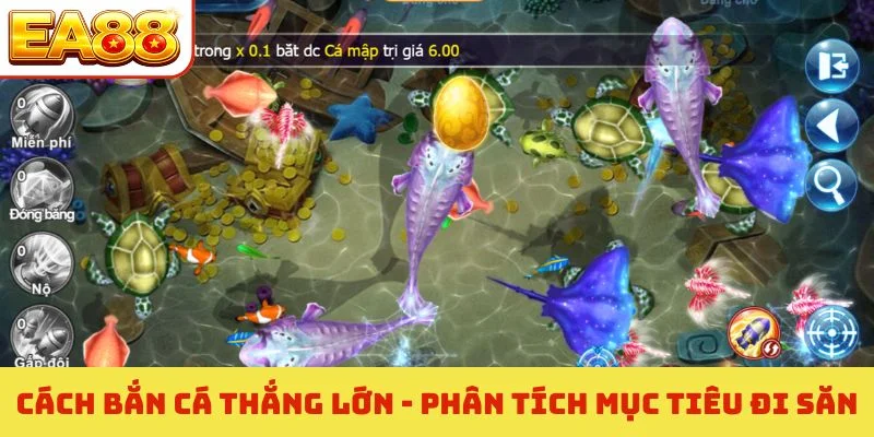 Cách Bắn Cá Thắng Lớn Tại EA88 - Bí Quyết Săn Thưởng 2026 2 Cách bắn cá thắng lớn - Canh bắn tỉa vào góc màn hình