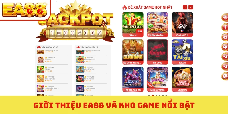 Giới Thiệu EA88 - Top 1 Sân Chơi Giải Trí Đỉnh Cao Năm 2026 3 Giới thiệu EA88 và kho game nổi bật