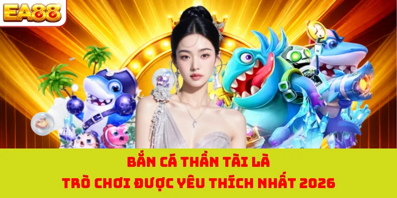 Bắn Cá Thần Tài - Tựa Game Săn Cá Nhận Vàng Cực Hot Năm 2026 1 Bắn cá thần tài là trò chơi được yêu thích nhất 2026