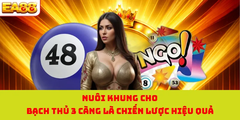 Đề 3 Càng - EA88 Bật Mí Lối Chơi Hiệu Quả Tối Ưu Lợi Nhuận 4 Nuôi khung cho bạch thủ 3 càng là chiến lược hiệu quả